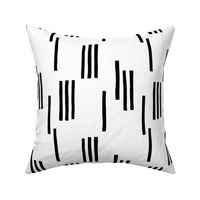 Basic stripes and strokes monochrome circus theme black and white 