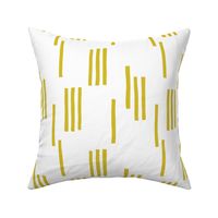 Basic stripes and strokes monochrome circus theme yellow