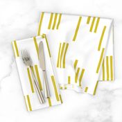 Basic stripes and strokes monochrome circus theme yellow