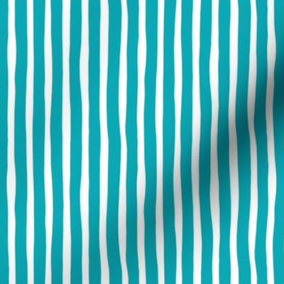 Basic vertical stripes monochrome circus theme soft pastel pink SMALL