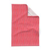 Basic vertical stripes circus theme soft pastel pink hot red SMALL