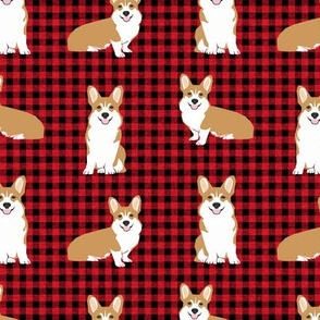 corgi plaid quilting coordinates a corgis dog breed fabric 1