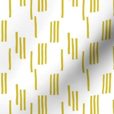 Basic stripes and strokes monochrome circus theme yellow SMALL