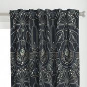 Ornamental Beaded Deco {Midnight} - large scale