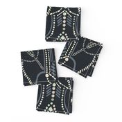 Ornamental Beaded Deco {Midnight} - large scale