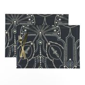 Ornamental Beaded Deco {Midnight} - large scale