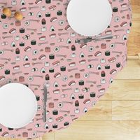 sushi // japanese food cute kawaii fabric international cuisine millenium pink