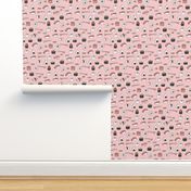 sushi // japanese food cute kawaii fabric international cuisine millenium pink