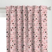 sushi // japanese food cute kawaii fabric international cuisine millenium pink