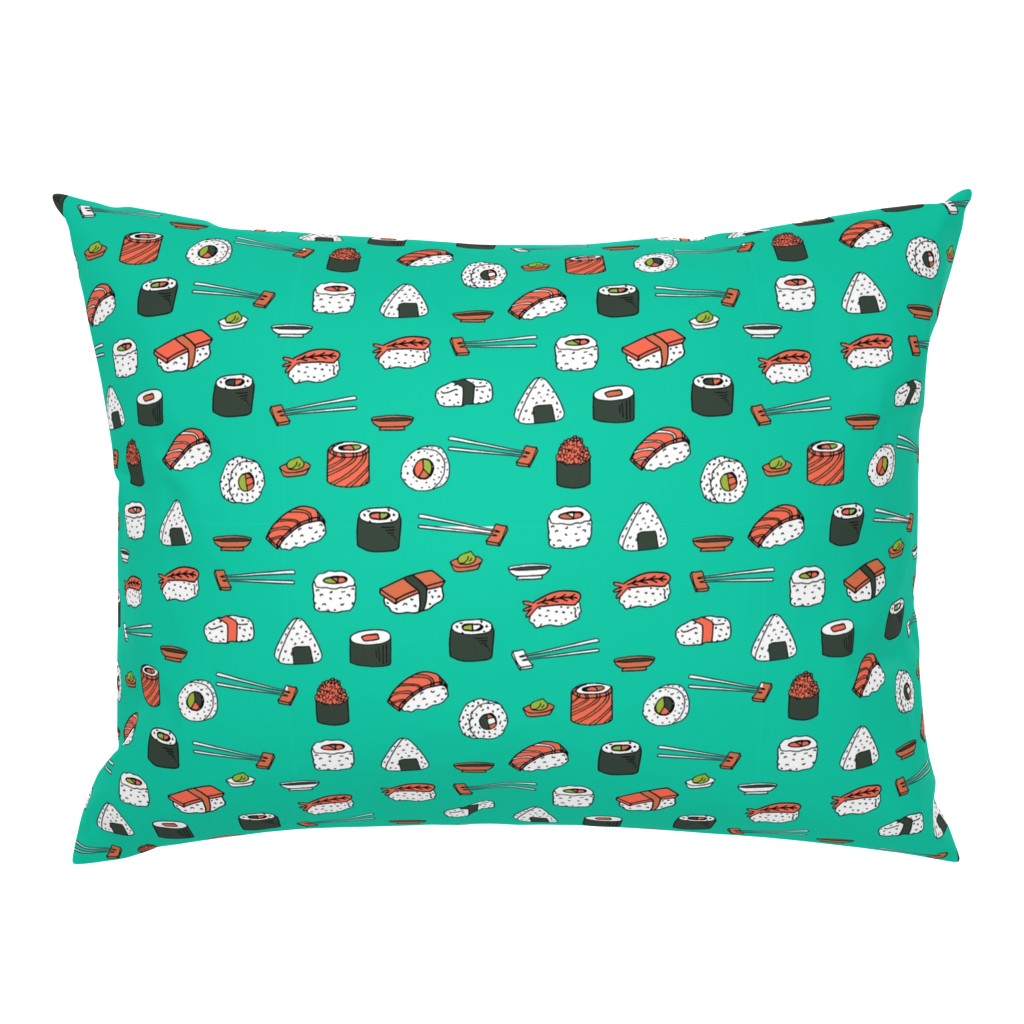 sushi // japanese food cute kawaii fabric international cuisine jade