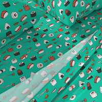 sushi // japanese food cute kawaii fabric international cuisine jade