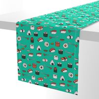 sushi // japanese food cute kawaii fabric international cuisine jade