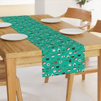 sushi // japanese food cute kawaii fabric international cuisine jade