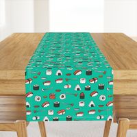 sushi // japanese food cute kawaii fabric international cuisine jade