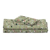 sushi // japanese food cute kawaii fabric international cuisine green