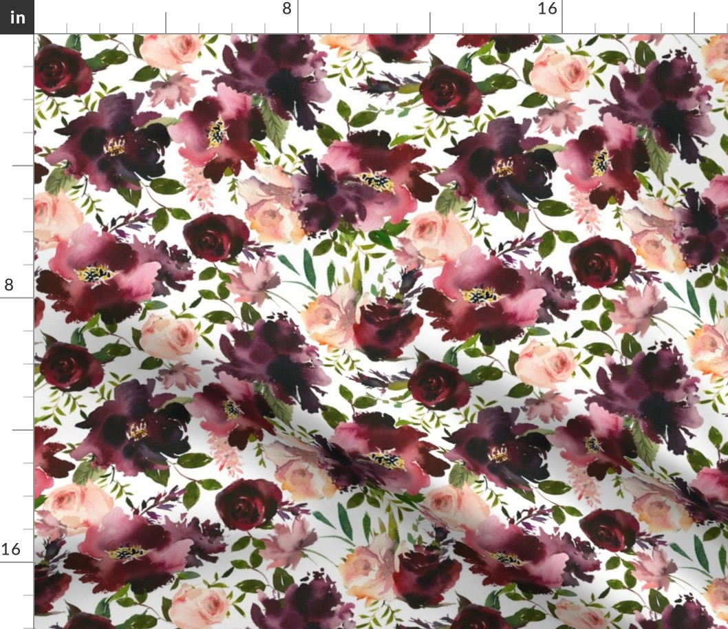 plum floral