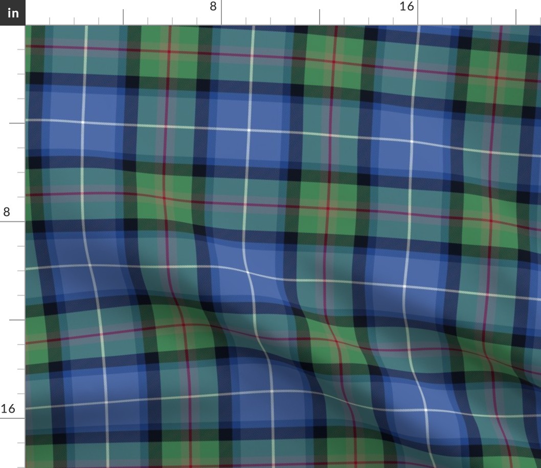 Tweedside hunting tartan, custom variant #2, 6"