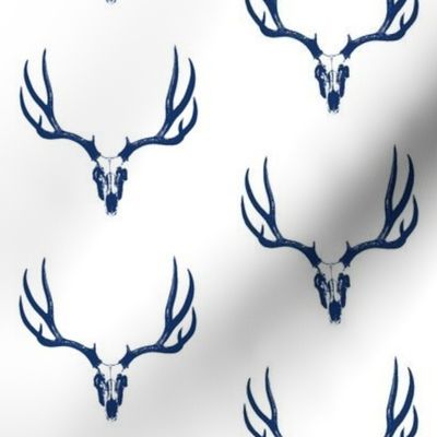 Blue Deer Skulls // Large