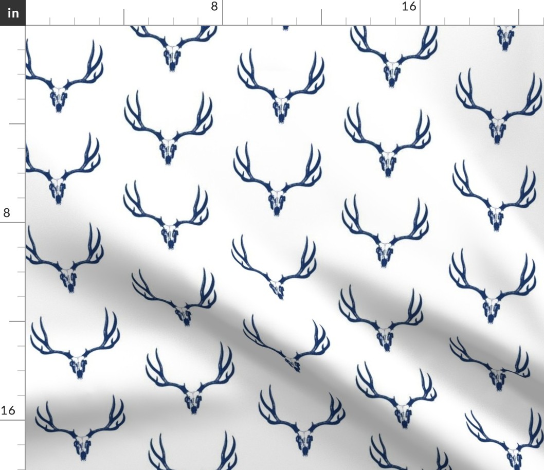 Blue Deer Skulls // Large