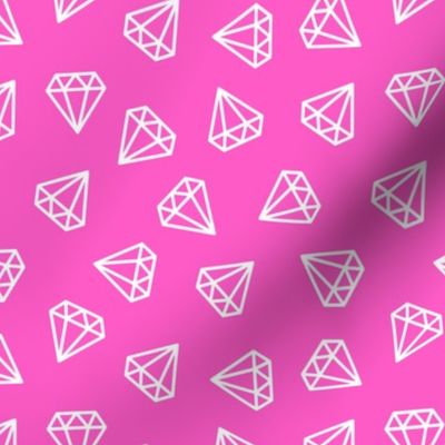 diamonds - dark pink