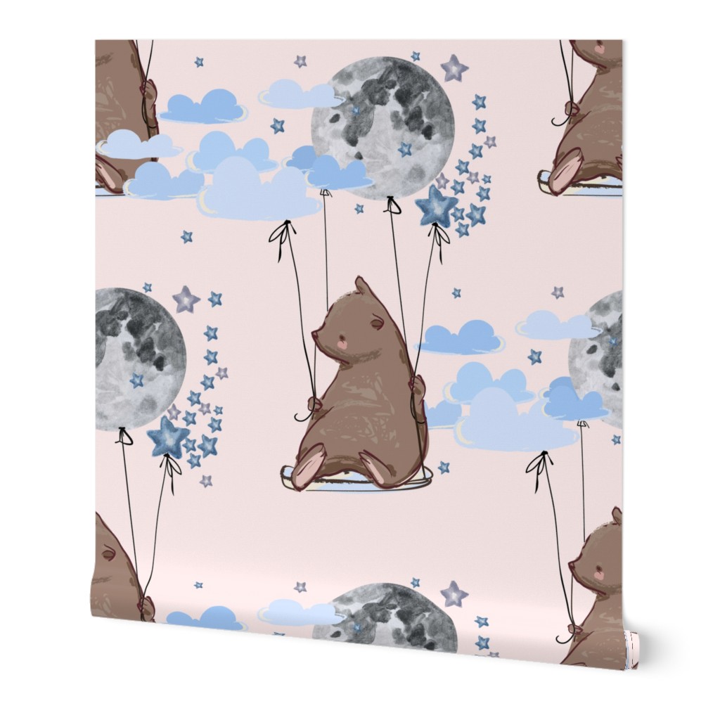 4" Sky is the Limit Bear - Pink