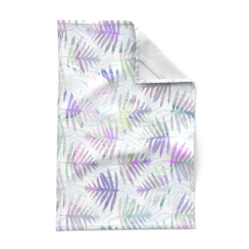 Hawaiian Batik Ferns Lavender 24in