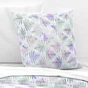 Hawaiian Batik Ferns Lavender 24in