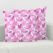 Pink Lavender Crocus Joy (white)