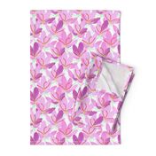 Pink Lavender Crocus Joy (white)