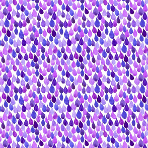 Purple Raindrops