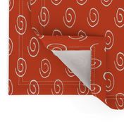 Swirly Curliques Red - Design 7294828 - Large scale