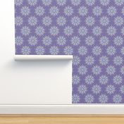 Mandalas in Violet and Blue for Nursery Bedding