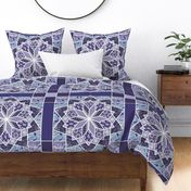 Star Quilt Squares in Violet