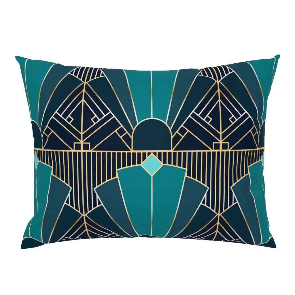 Art Deco in Teal