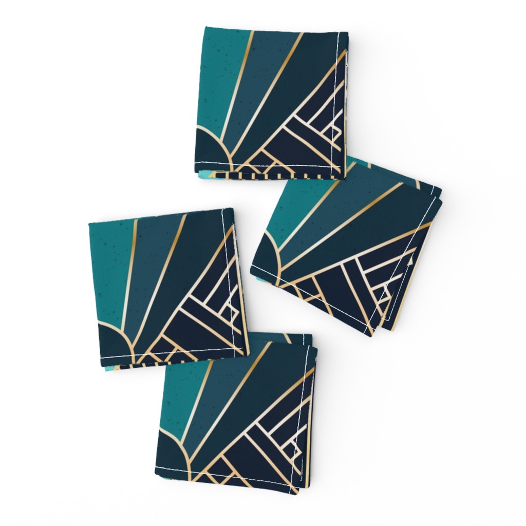 Art Deco in Teal