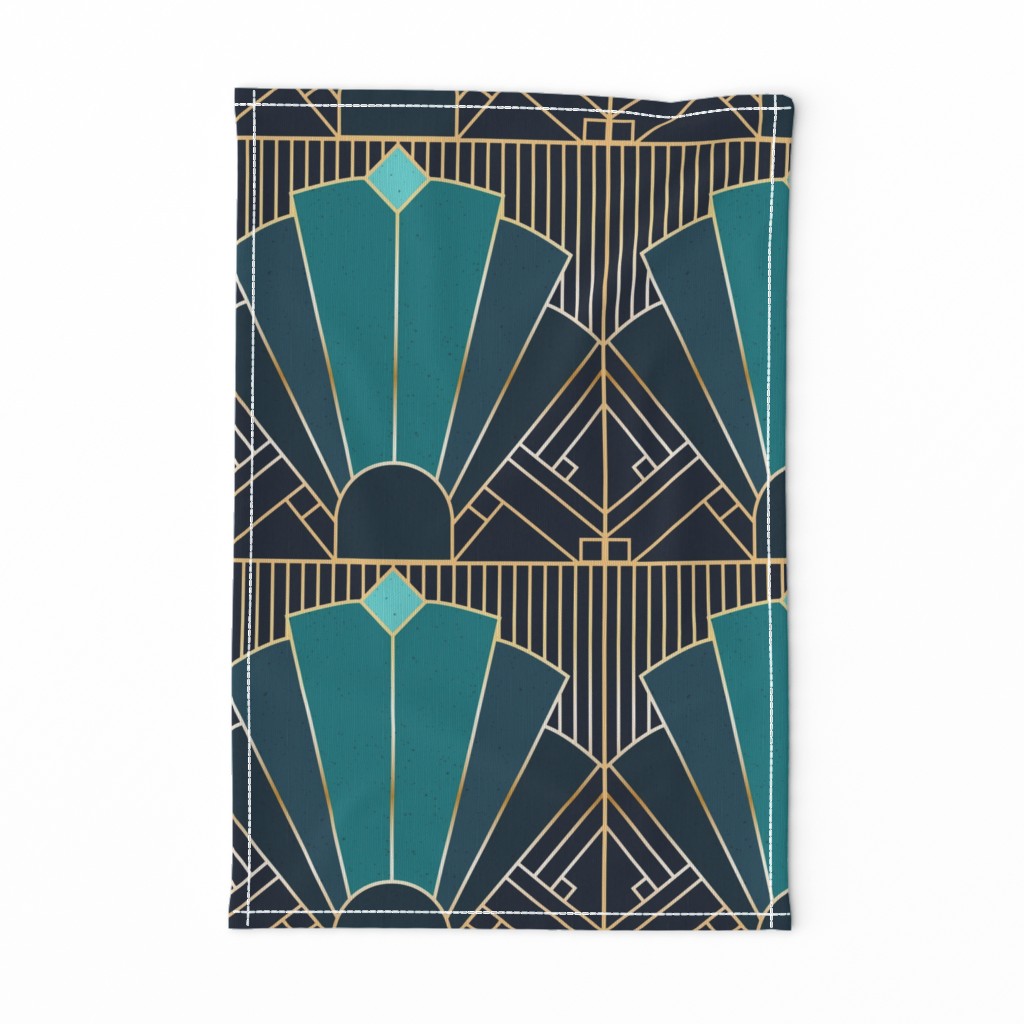 Art Deco in Teal