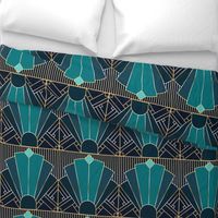 Art Deco in Teal