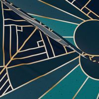 Art Deco in Teal