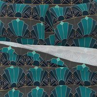 Art Deco in Teal