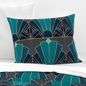 Art Deco in Teal