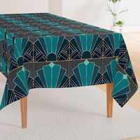 Art Deco in Teal