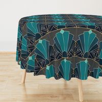 Art Deco in Teal