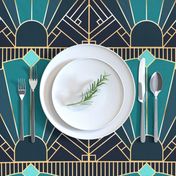 Art Deco in Teal