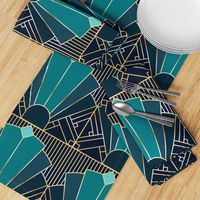 Art Deco in Teal