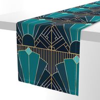 Art Deco in Teal