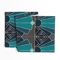 Art Deco in Teal