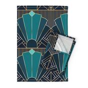 Art Deco in Teal