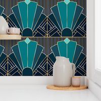 Art Deco in Teal