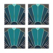 Art Deco in Teal