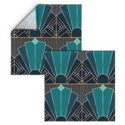 Art Deco in Teal